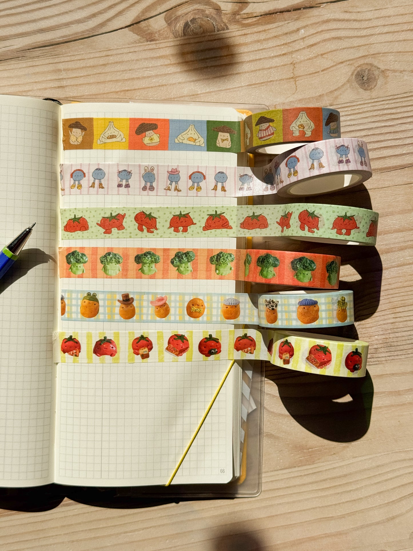 Potato guys washi tape