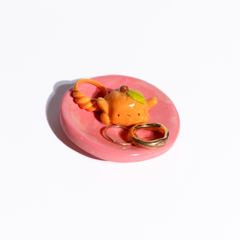 Ring Dish - Orange