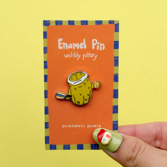 Enamel Pin - Pickleball Pickle