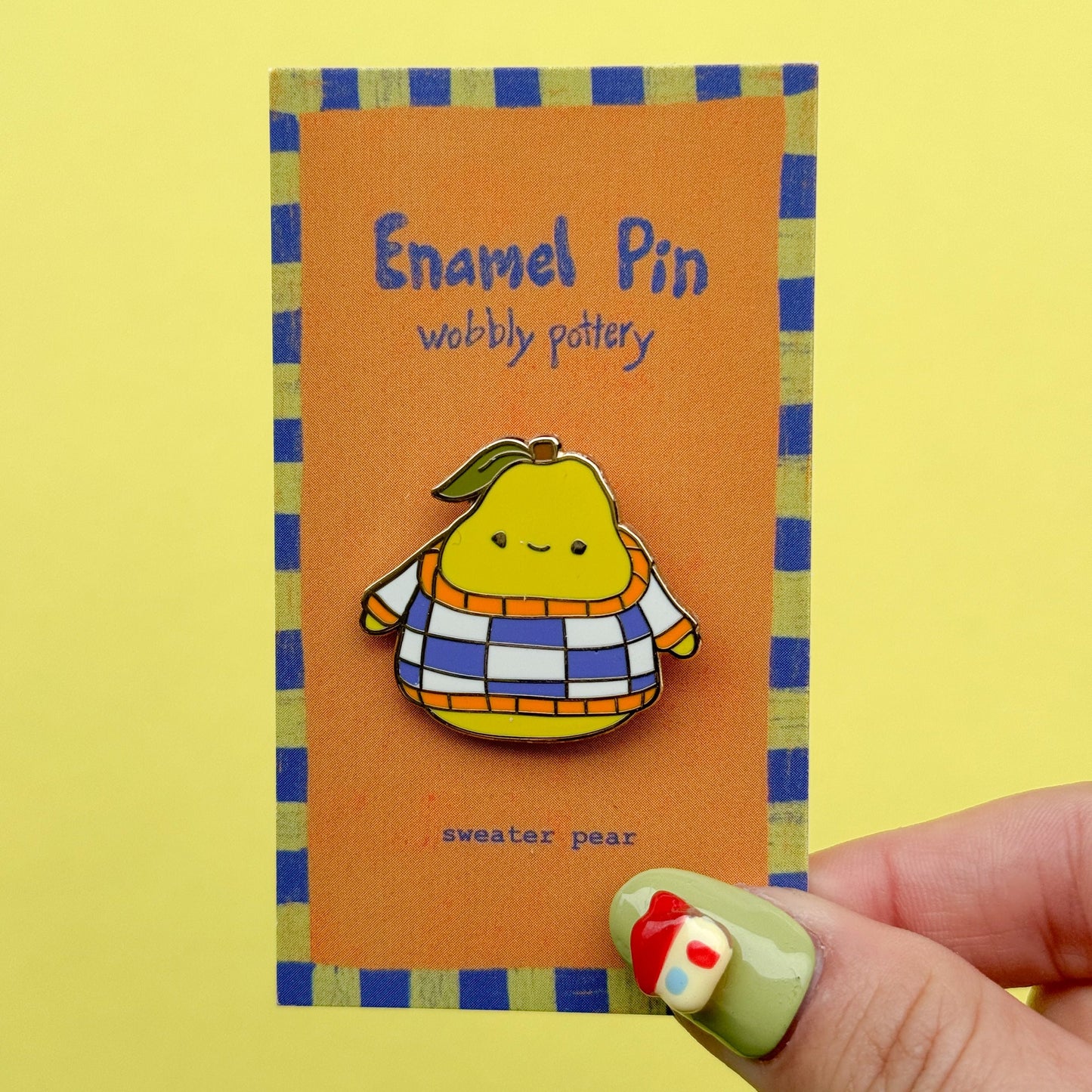 Enamel Pin - Sweater Pear