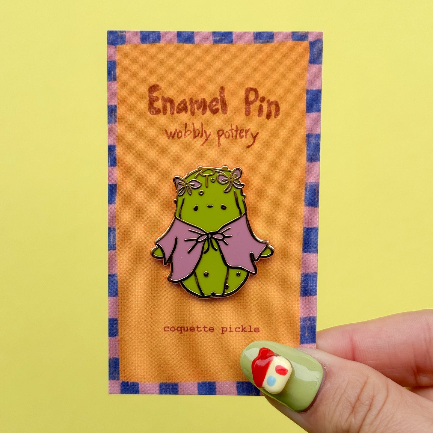 Enamel Pin - Coquette Pickle