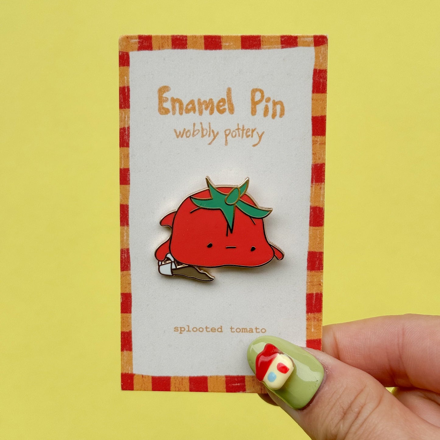 Enamel Pin - Splooted Tomato