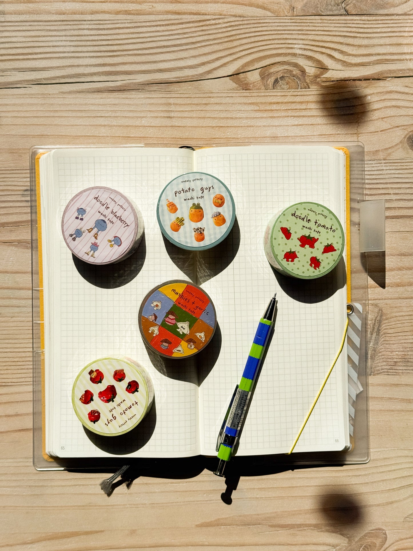 Potato guys washi tape