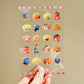 Berries and Lemons Clear Vinyl Sticker Sheet