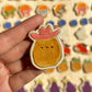 Magnet - Potato with Cowboy hat