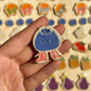 Magnet - Blueberry with Cowboy Boots