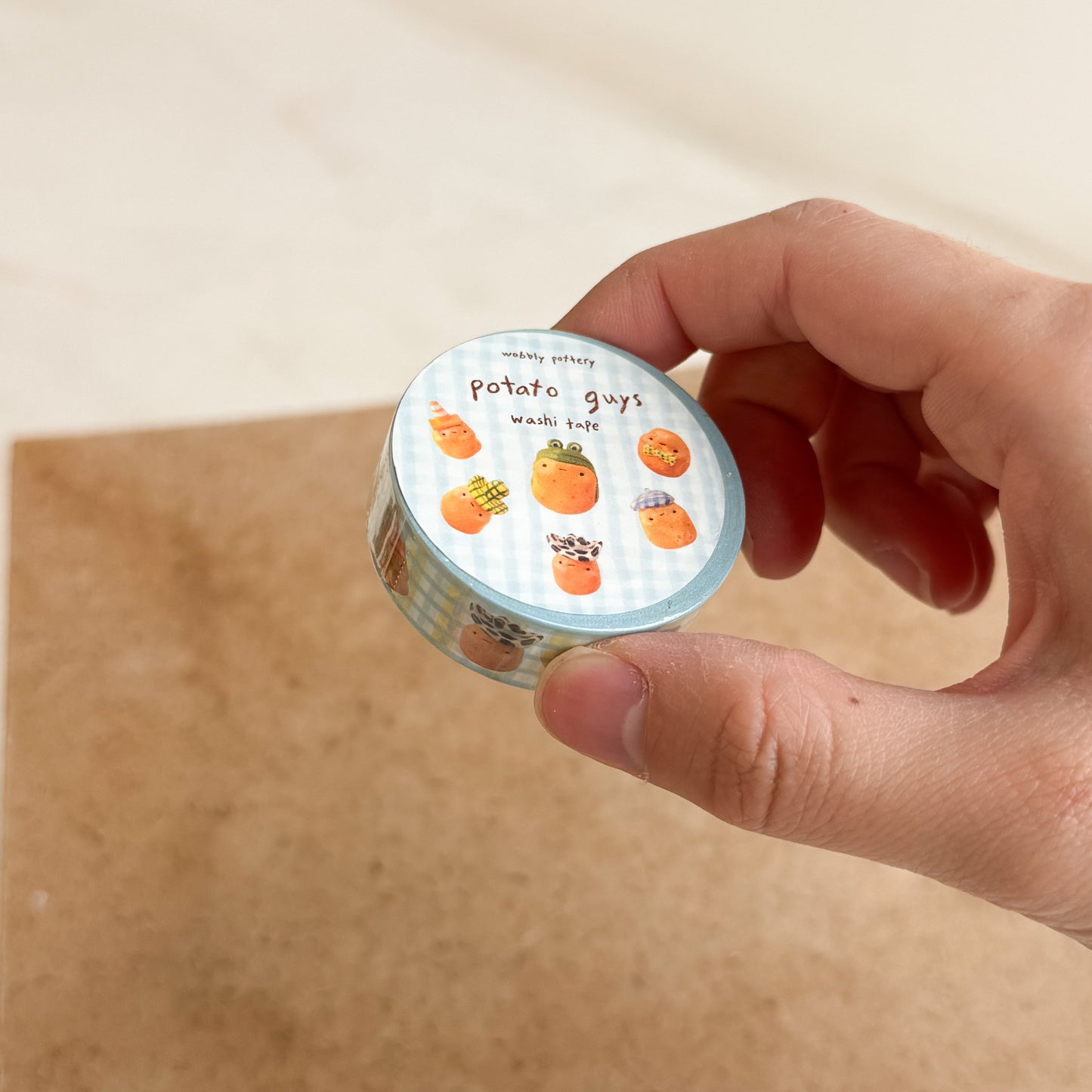 Potato guys washi tape