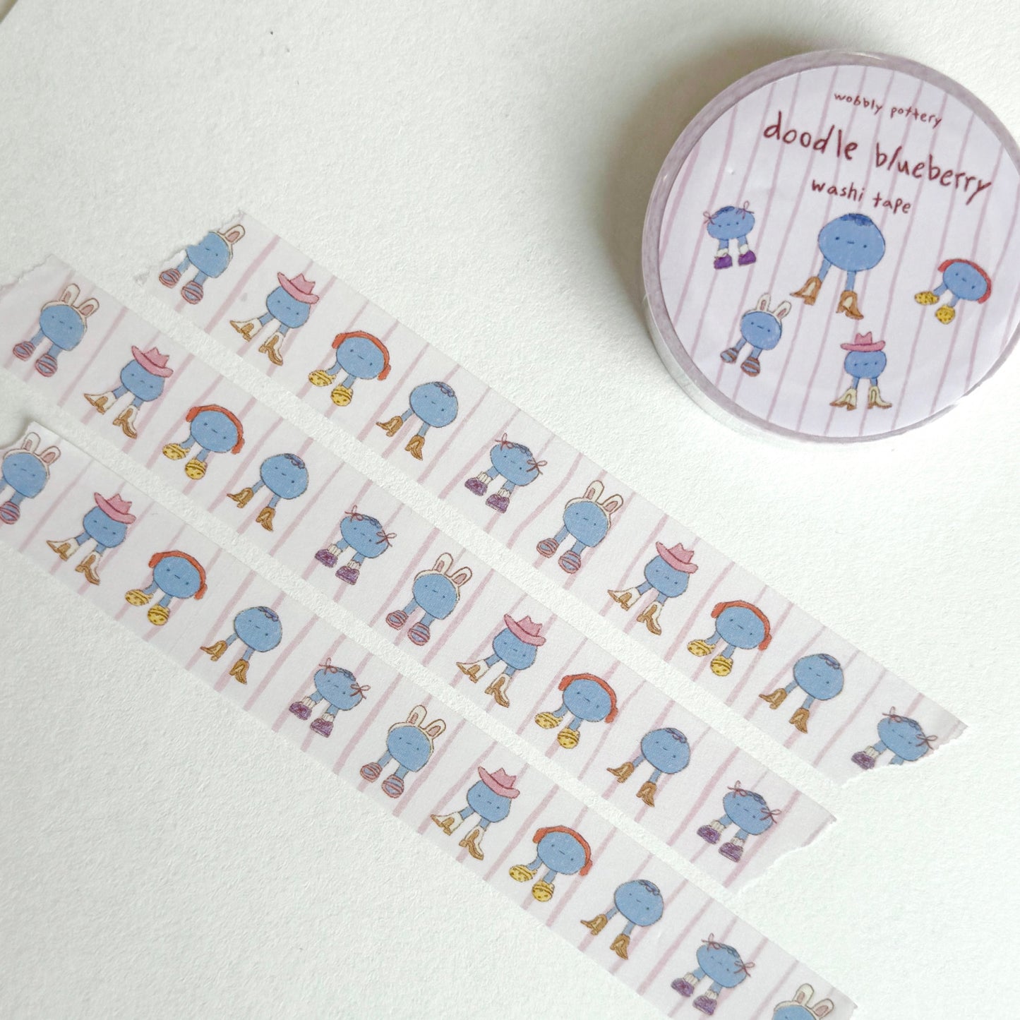 Doodle blueberry washi tape