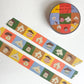 Doodle mushie garlic washi Tape