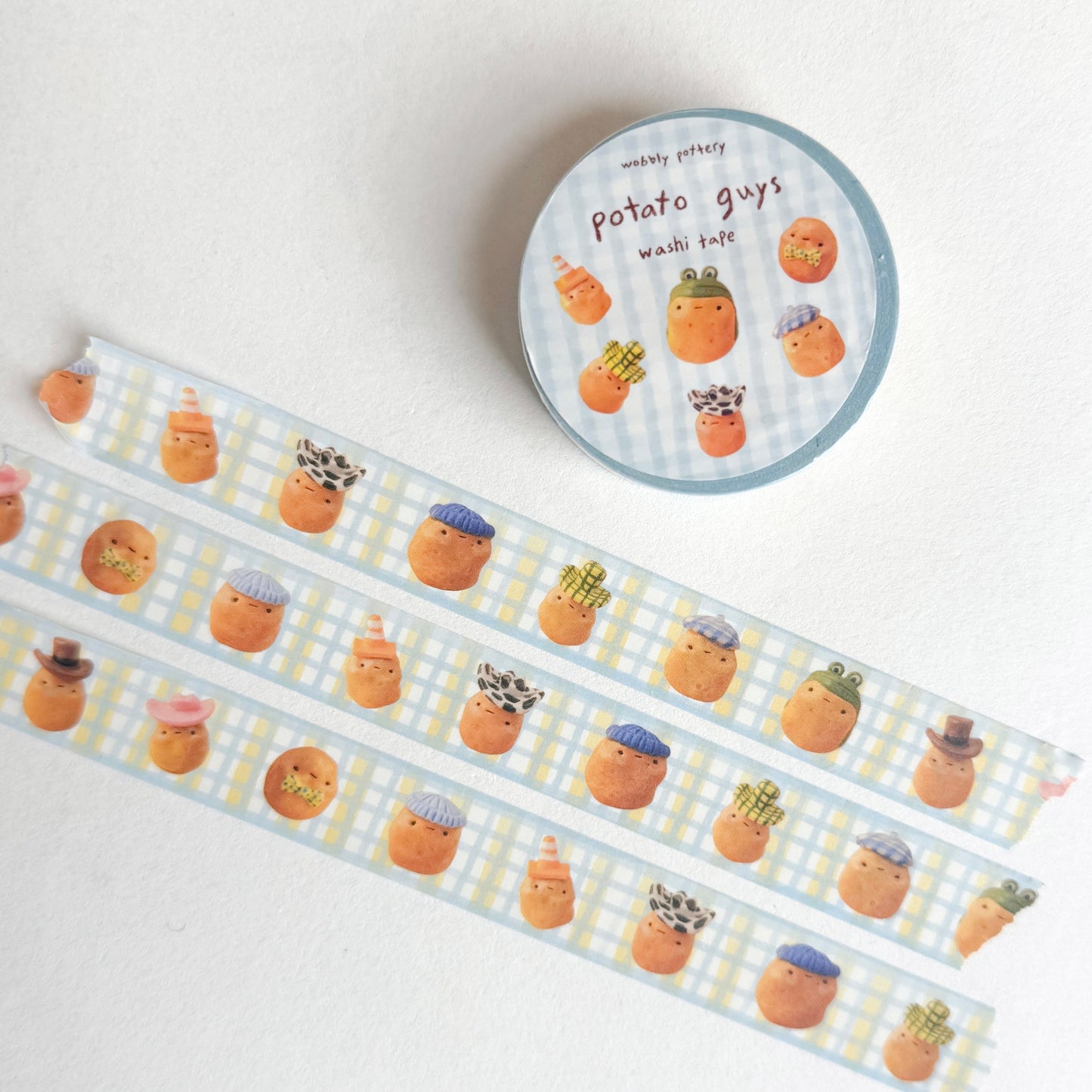 Potato guys washi tape