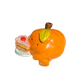 Orange with cake