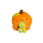 Orange with frog stuffy