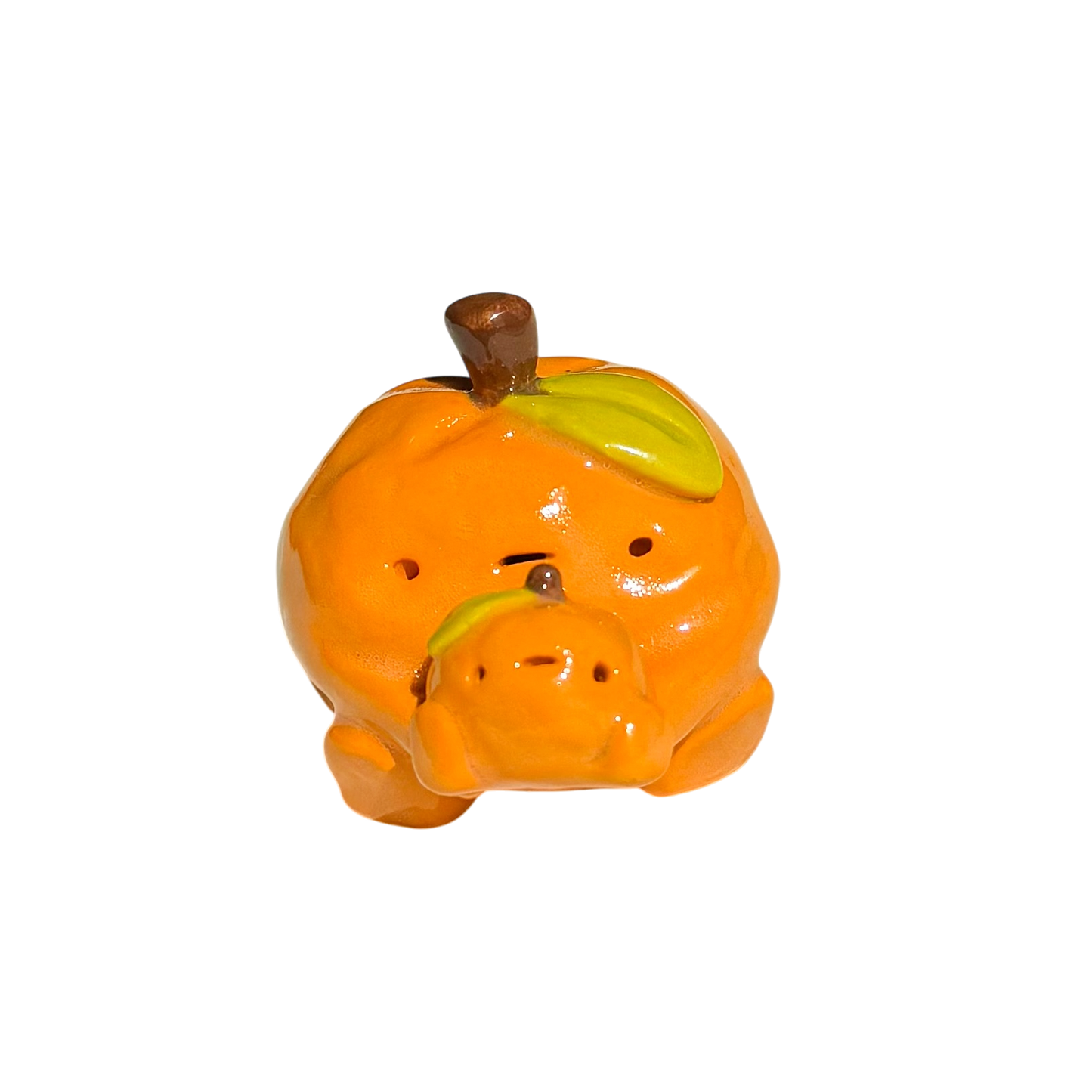 Orange with baby