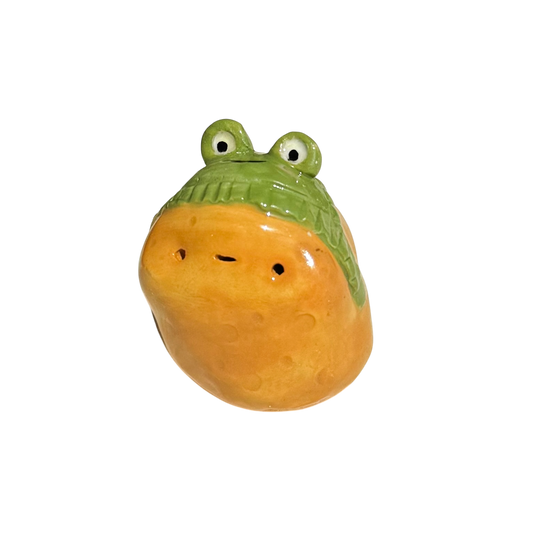 Potato with Frog Hat
