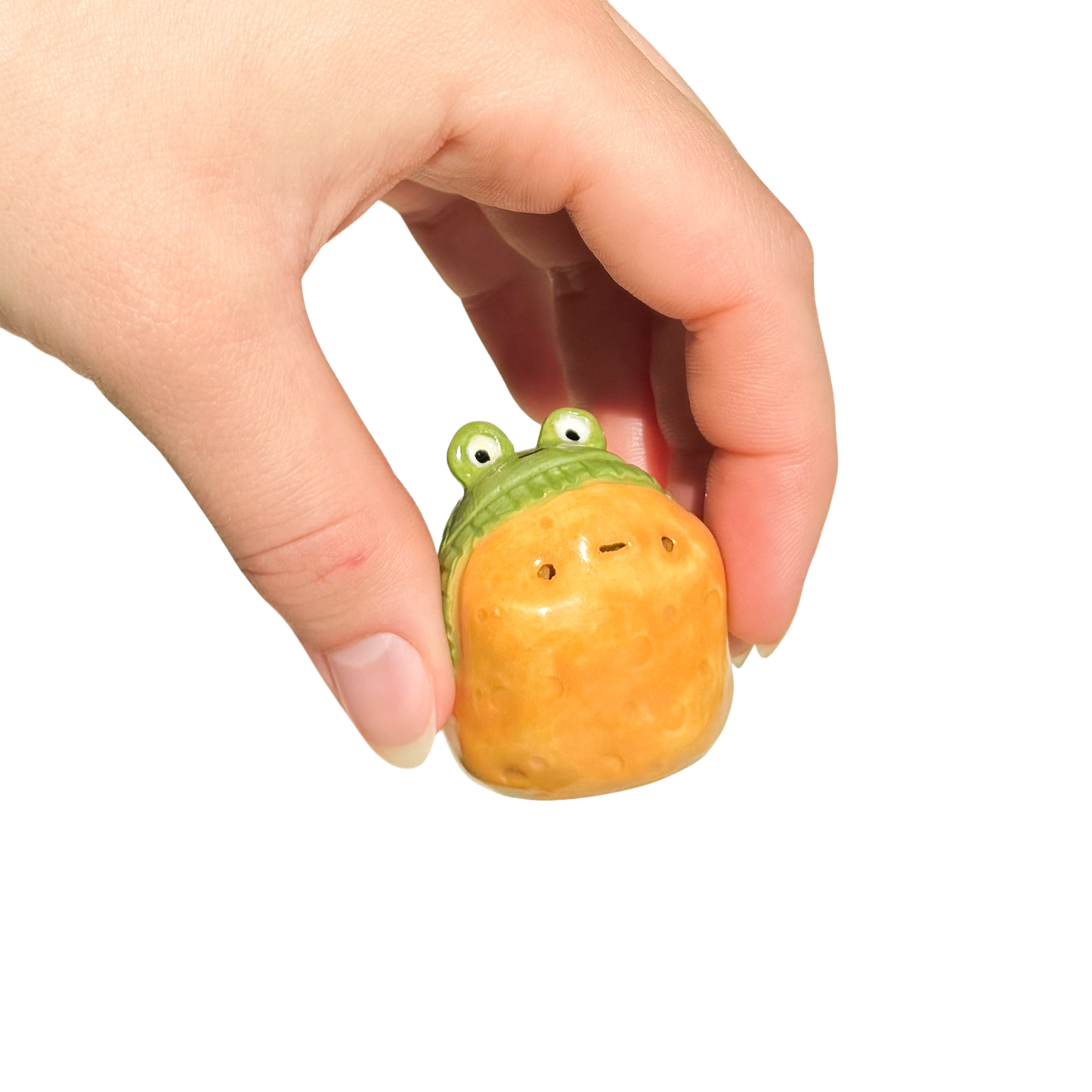 Potato with Frog Hat