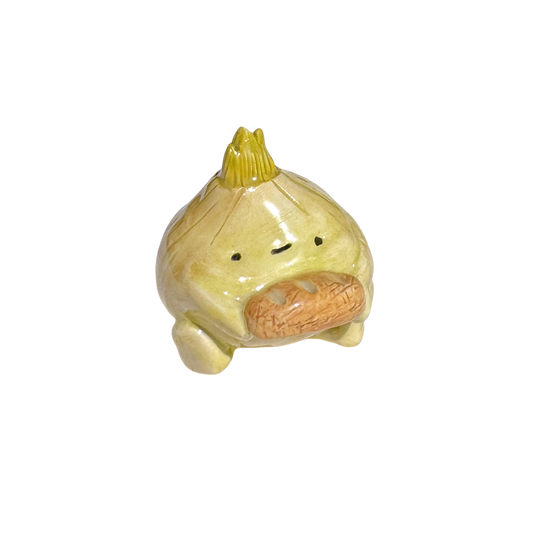 Onion with bread
