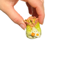 Lettuce with cracked egg