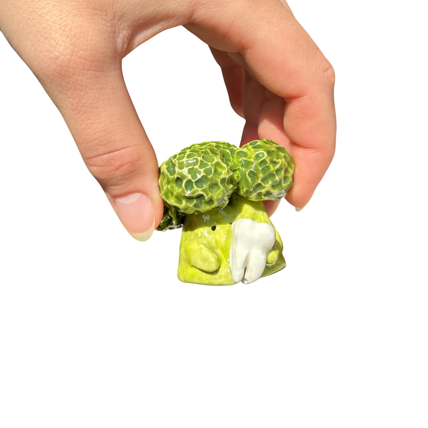 Broccoli with tooth