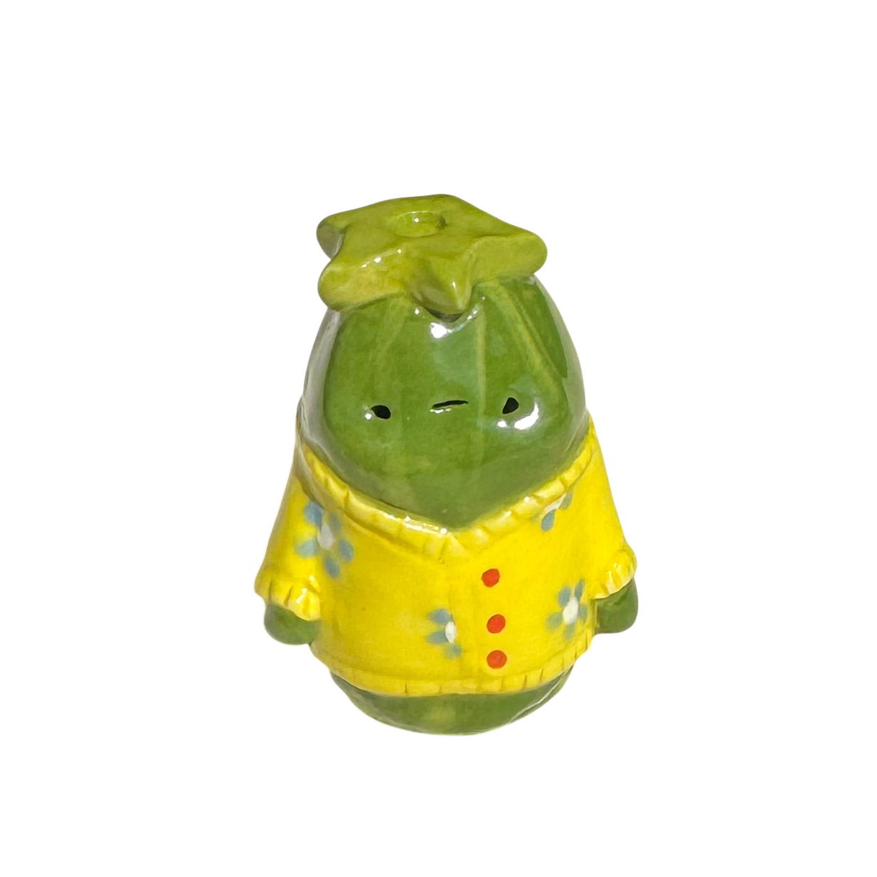 Zucchini with yellow sweater