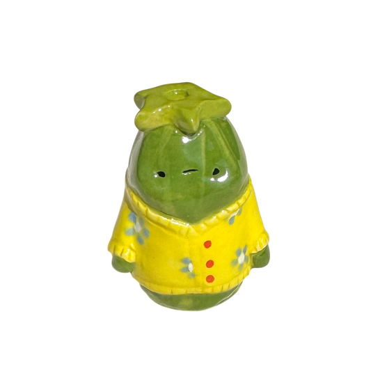 Zucchini with yellow sweater
