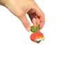 Radish with rainbow roll