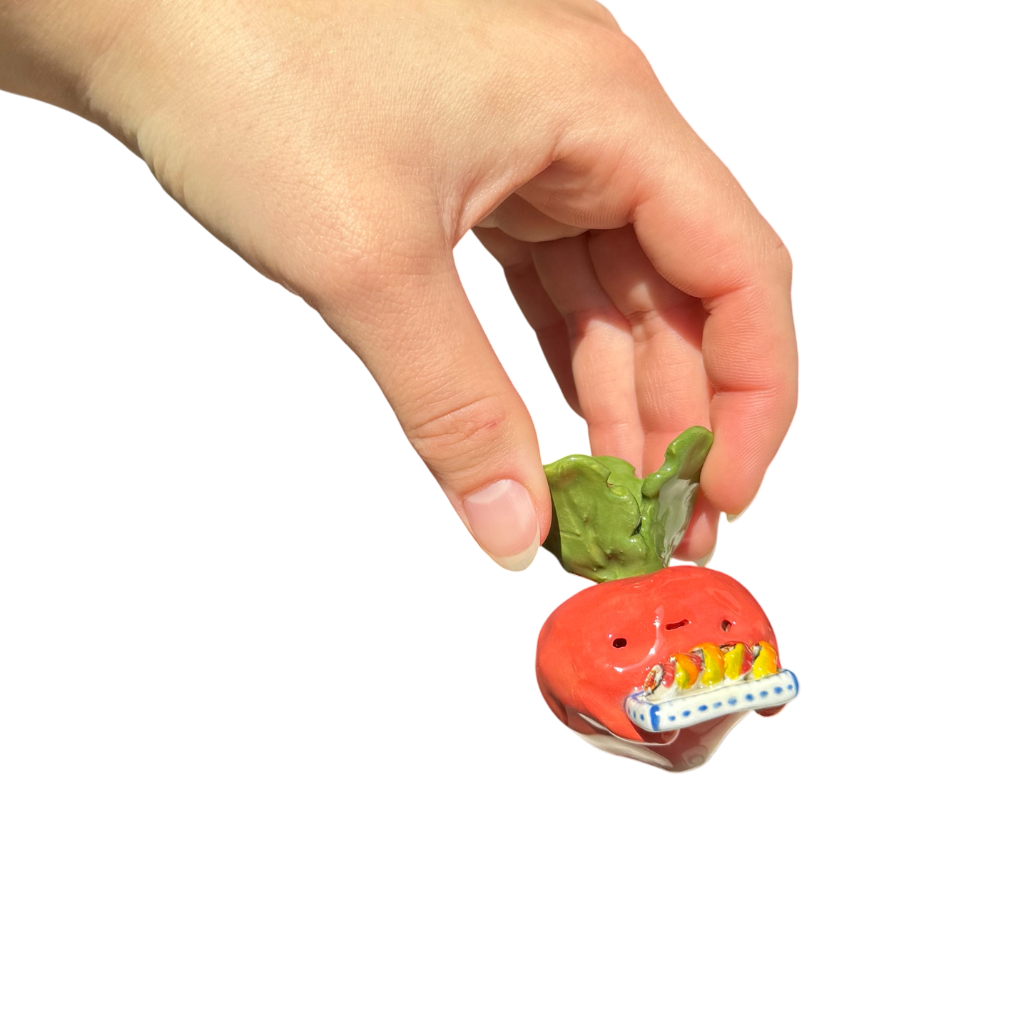 Radish with rainbow roll
