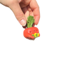 Radish with gummy worm