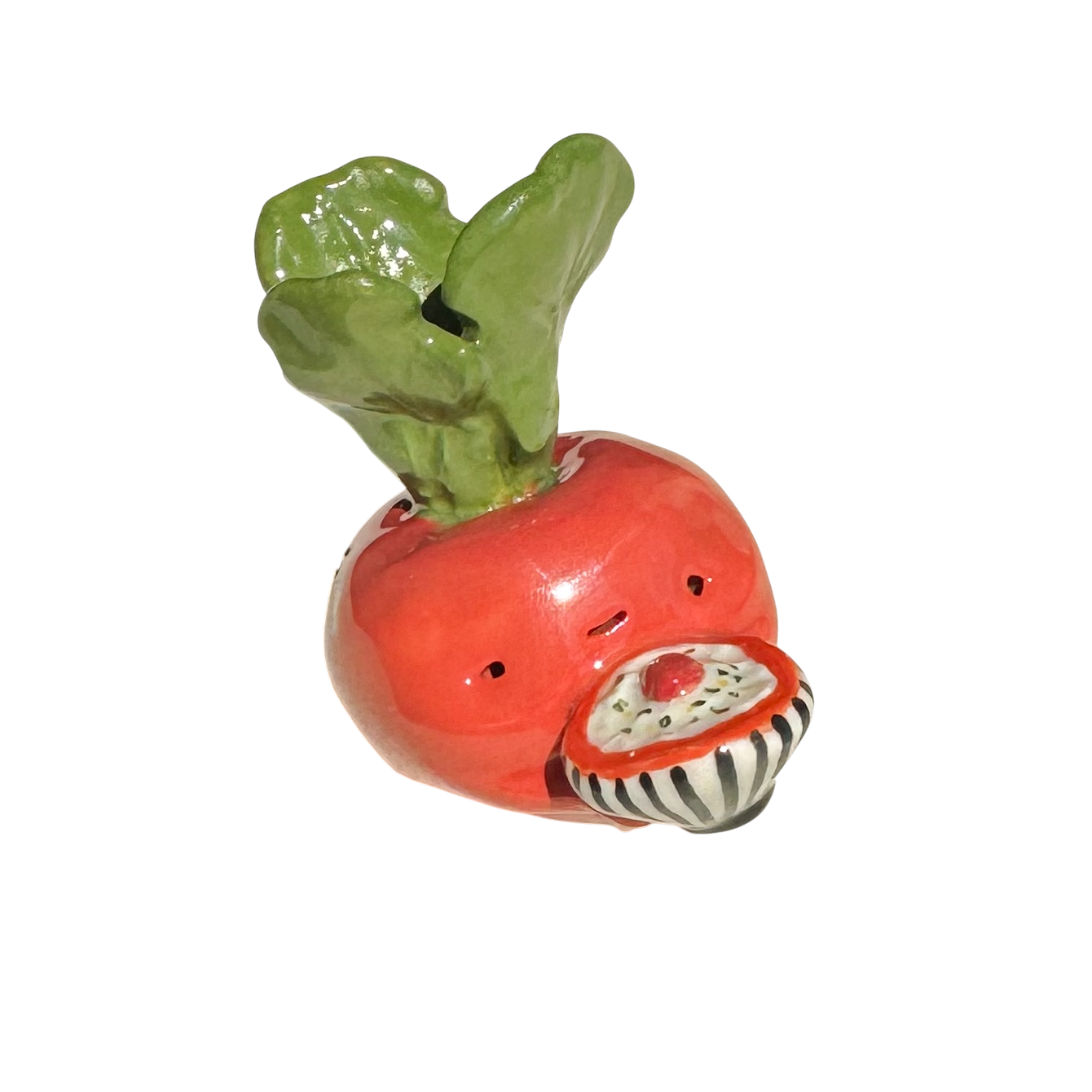 Radish with rice bowl