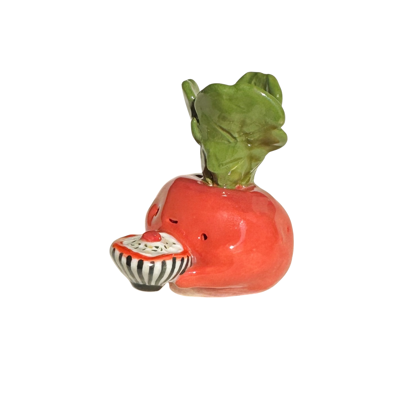 Radish with rice bowl