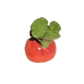 Radish with little blue house