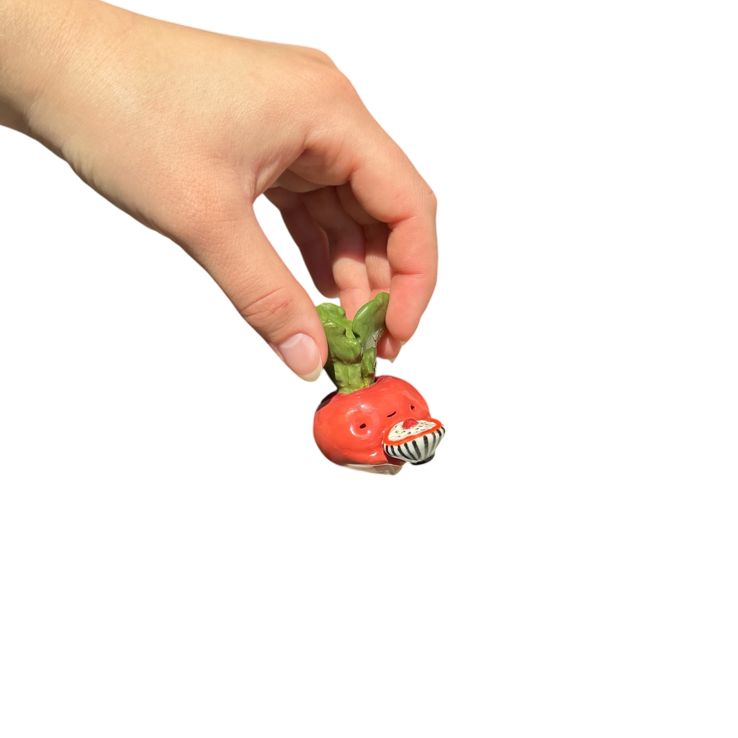 Radish with rice bowl