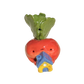 Radish with little blue house