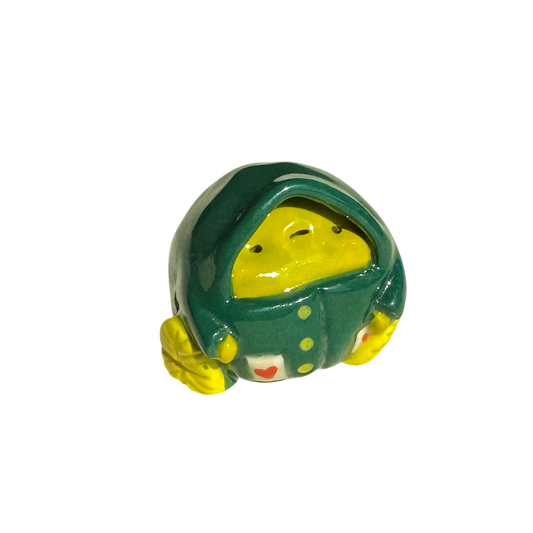 Pea in a Raincoat Yellow Boots