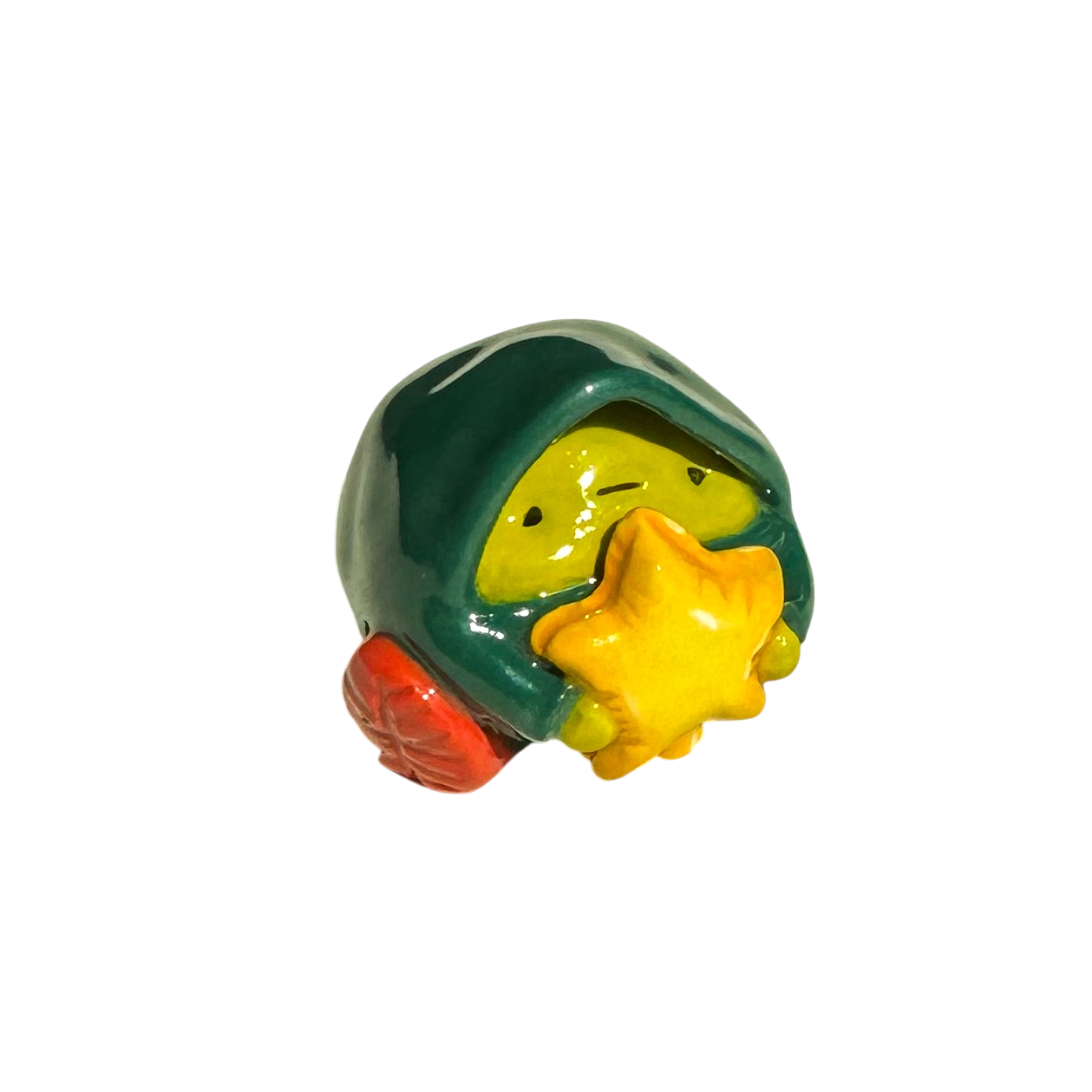 Pea in a Raincoat Star Balloon