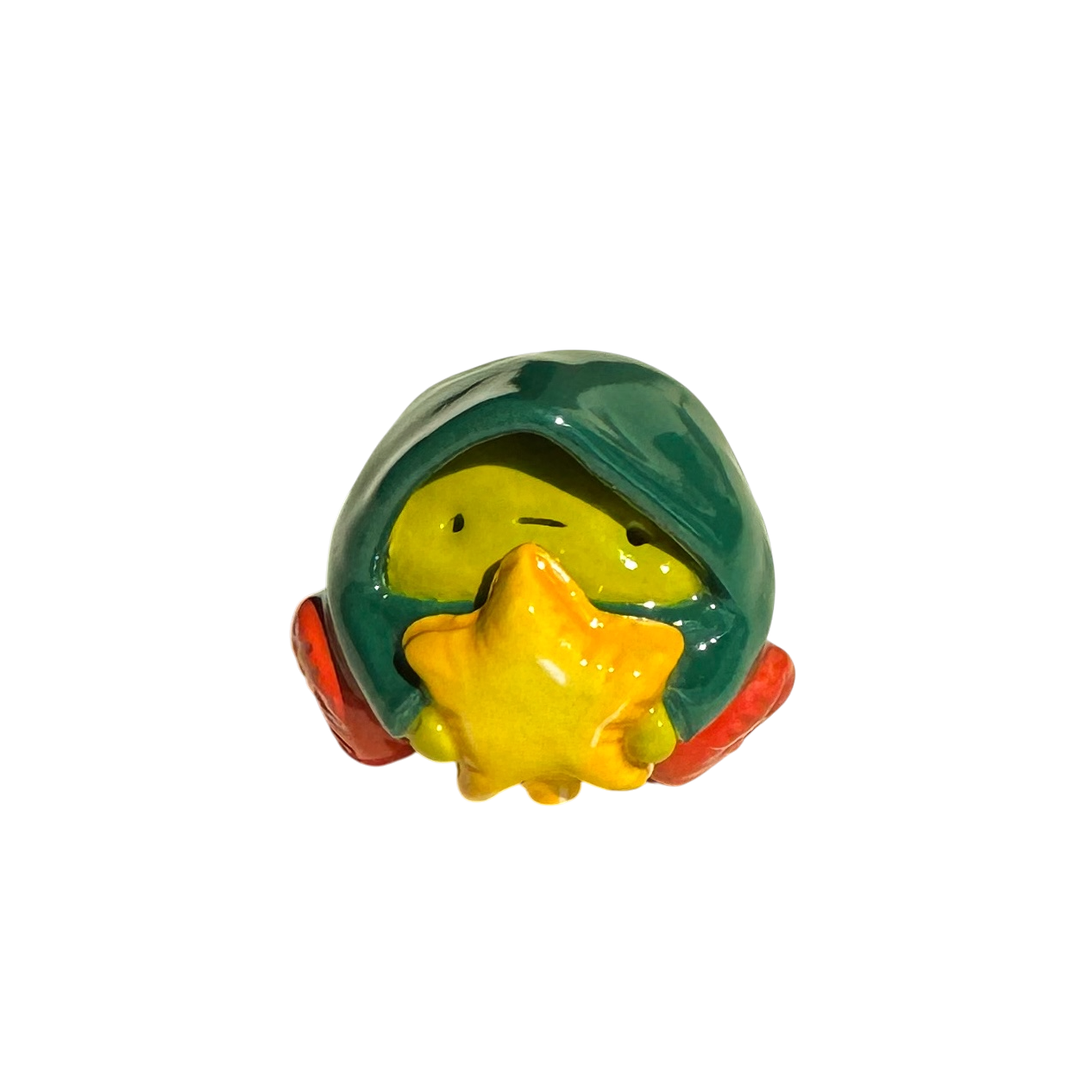 Pea in a Raincoat Star Balloon