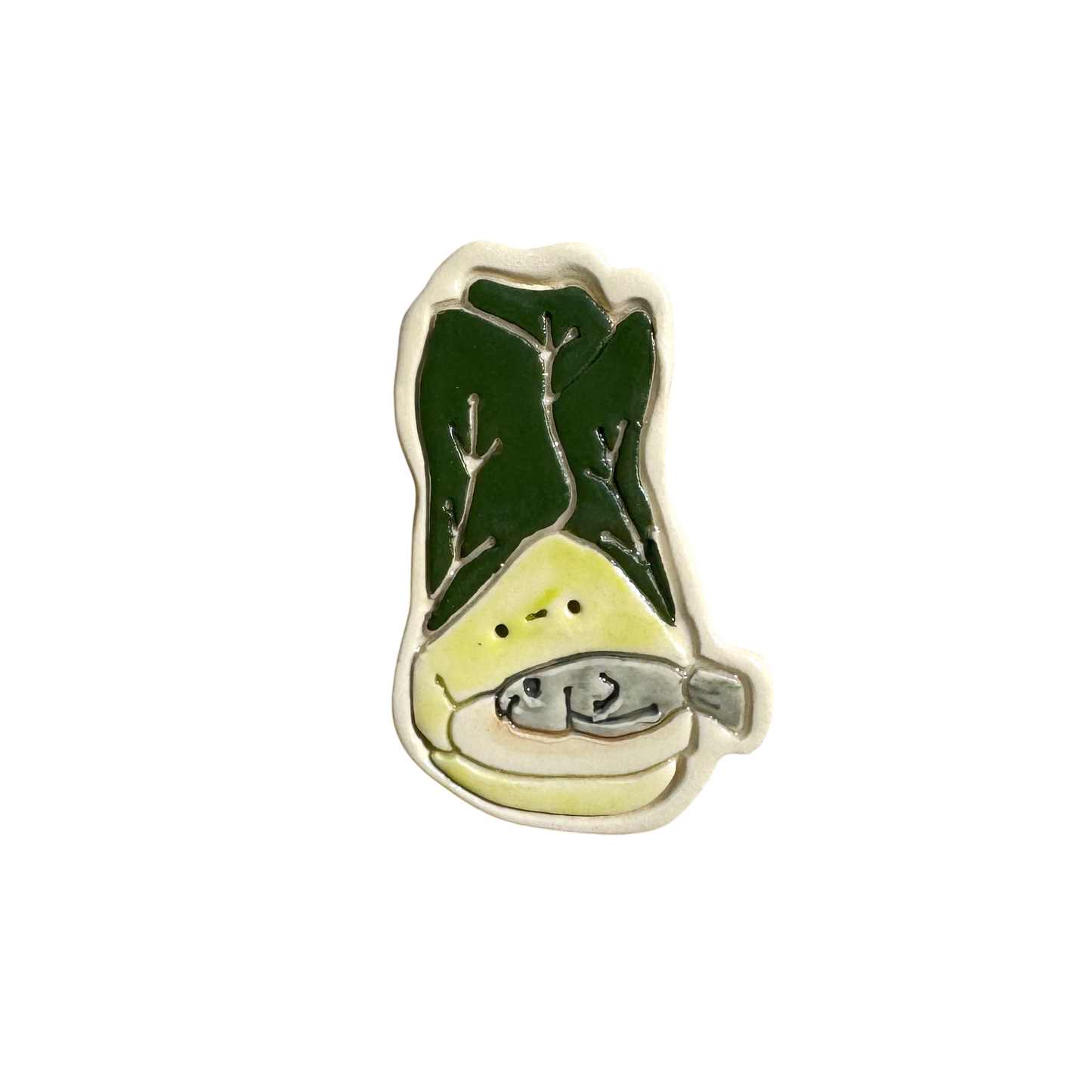 Magnet- Bok Choy with Steamed Fish