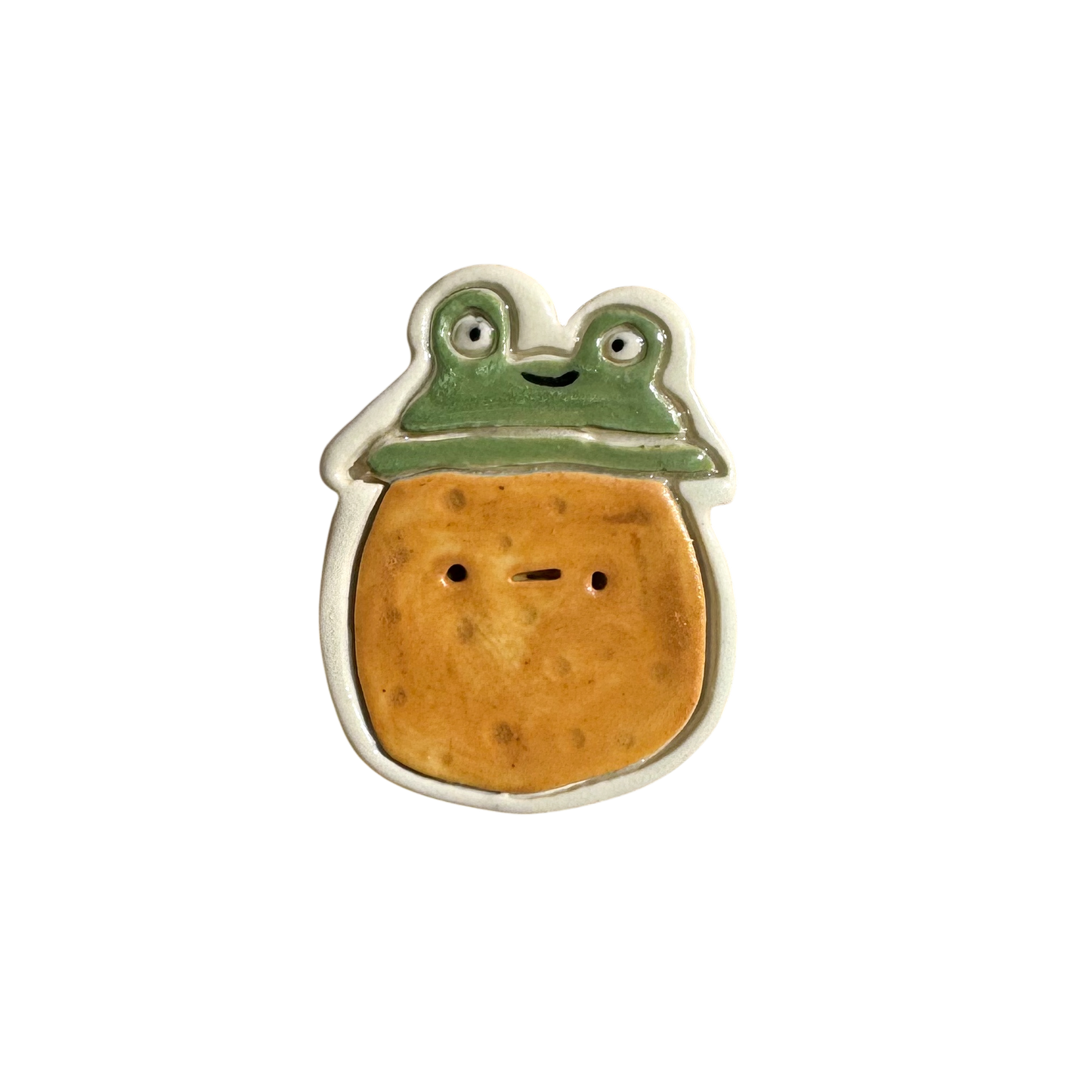 Magnet- Potato with frog hat