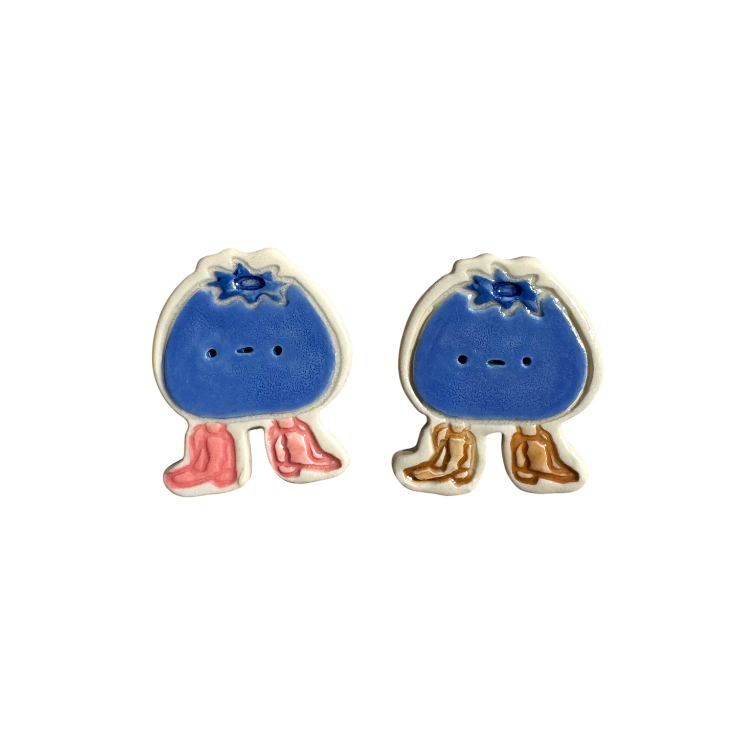Magnet - Blueberry with Cowboy Boots