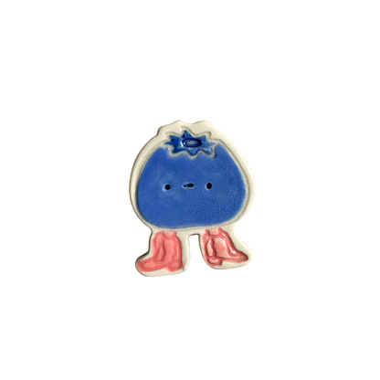 Magnet - Blueberry with Cowboy Boots