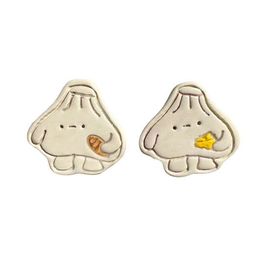 Magnet - Garlic with bread and cheese