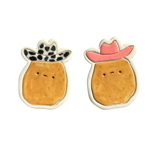 Magnet - Potato with Cowboy hat