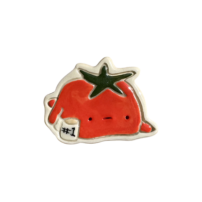 Magnet - Tomato with a mug