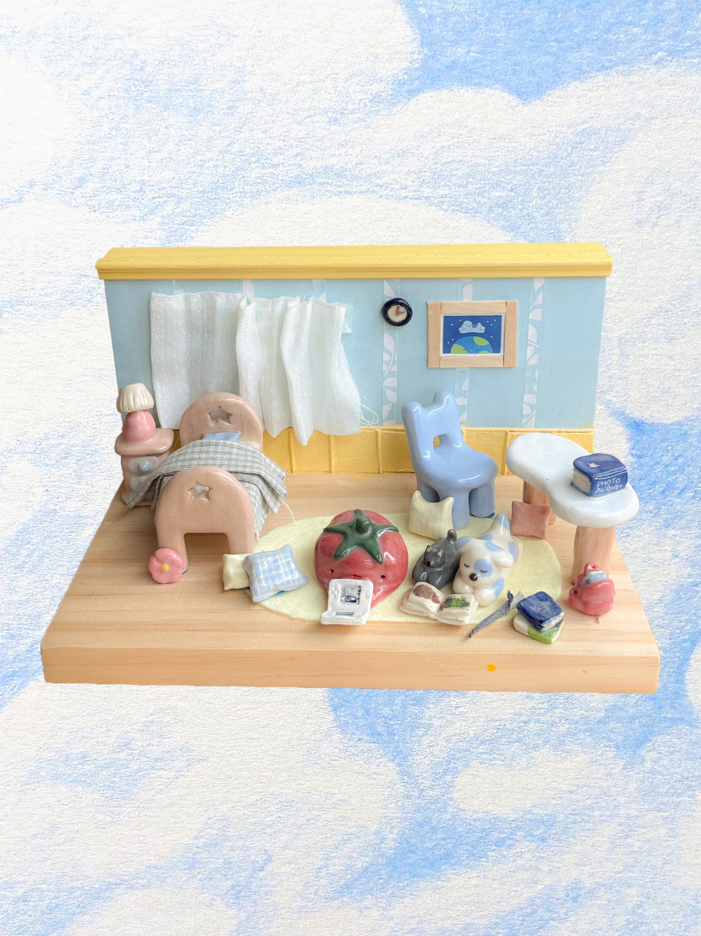 "Sleepover" Collab Diorama