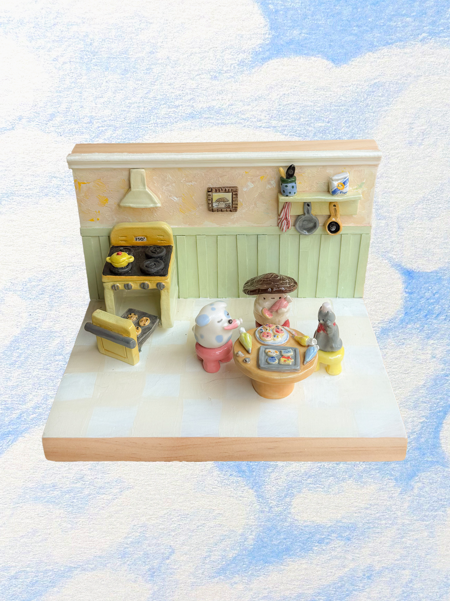 "Baking Cookies" Collab Diorama