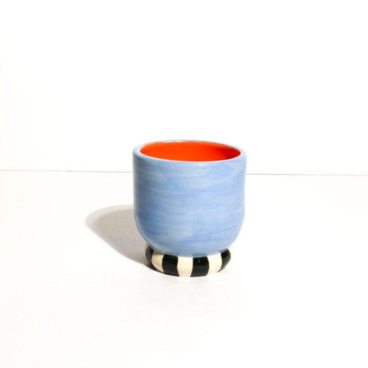 Blue Tangerine Small Color Block Cup