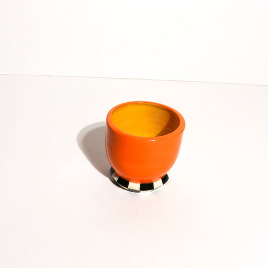 Orange Small Color Block Cup